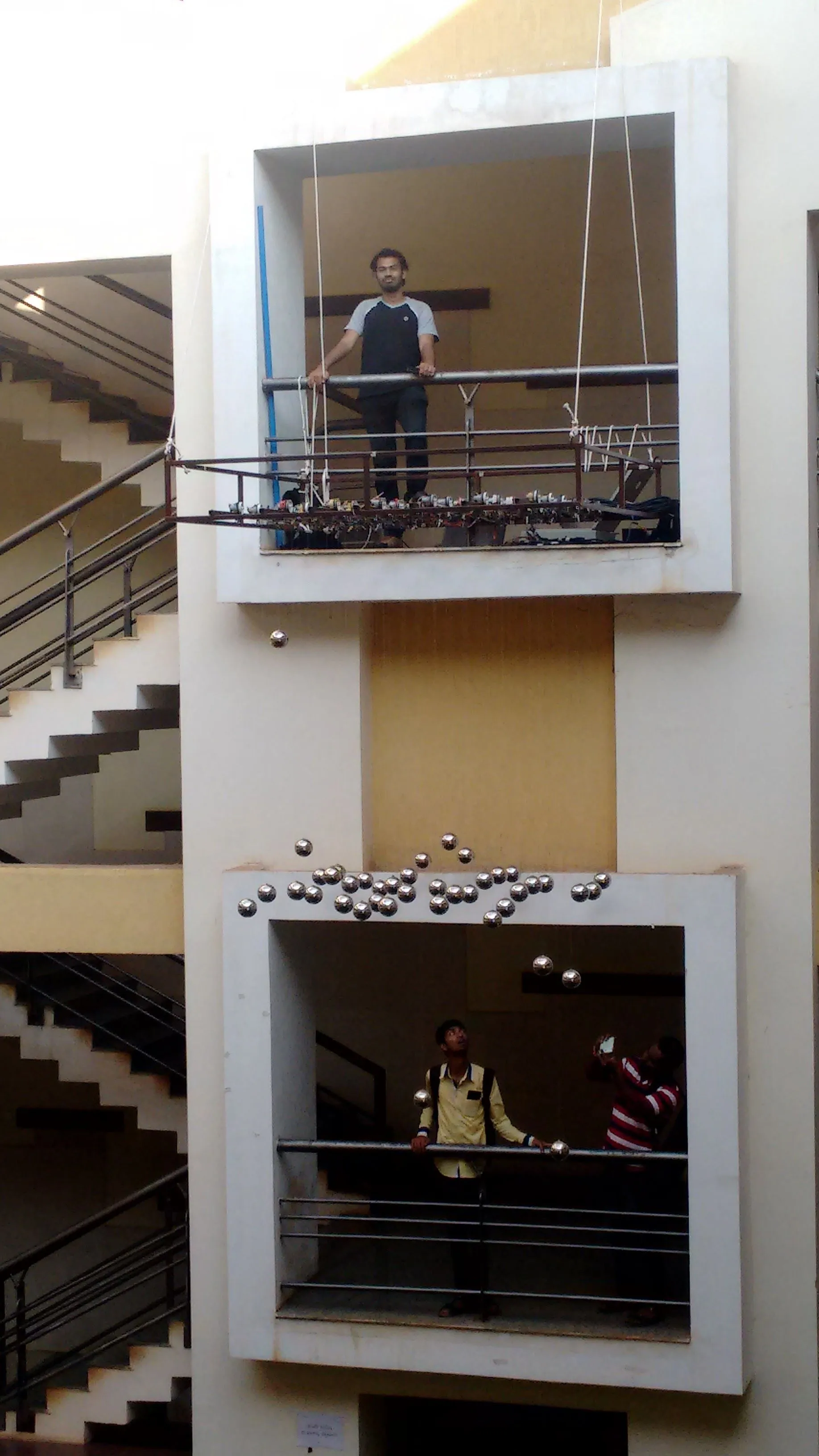 Installation detail — close-up of mechanism