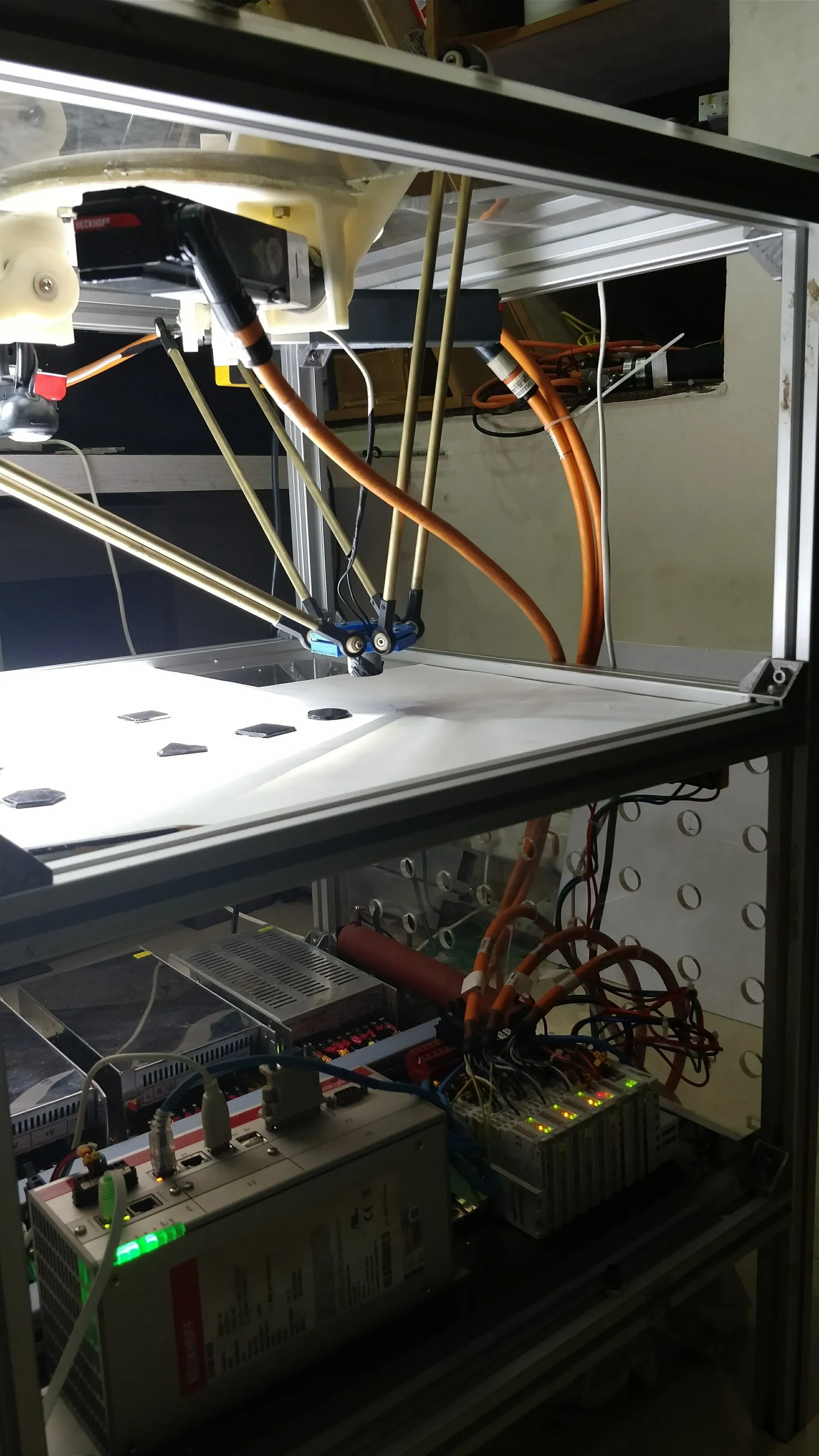 Delta robot assembly — view 2