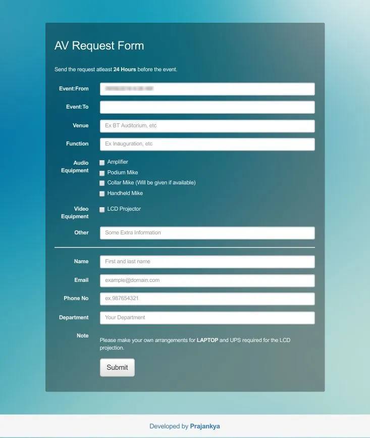 Infocell frontend mobile view